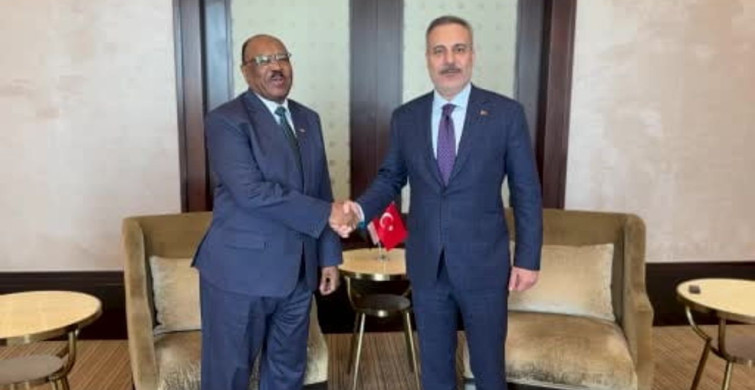 Bakan Fidan, Sudanlı mevkidaşı Salem ile bir araya geldi
