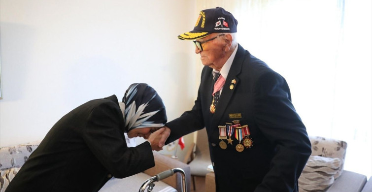 Bakan Göktaş'tan Kore Gazisi Osman Eken'e Ziyaret