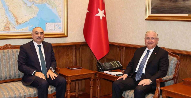 Bakan Güler, Azerbaycan büyükelçisi Memmedov'u kabul etti