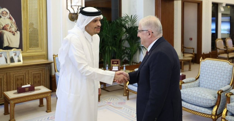 Bakan Güler, Katar'da Dışişleri Bakanı Al Thani ile Görüştü