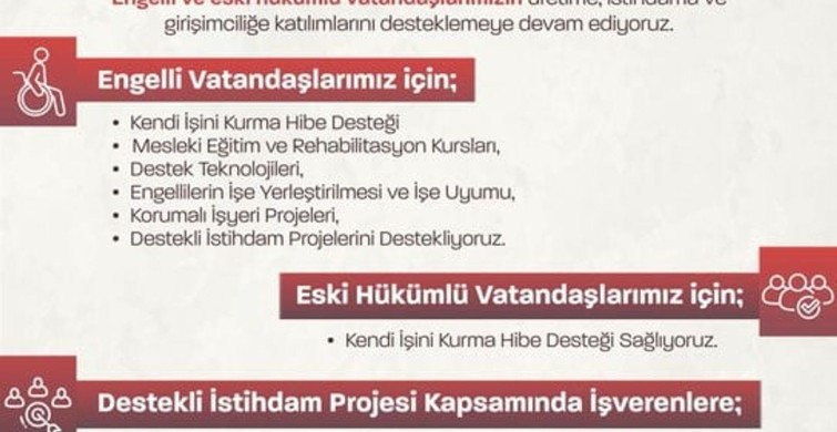Bakan Işıkhan, engelli ve eski hükümlü hibe desteği başvurularını başlattı