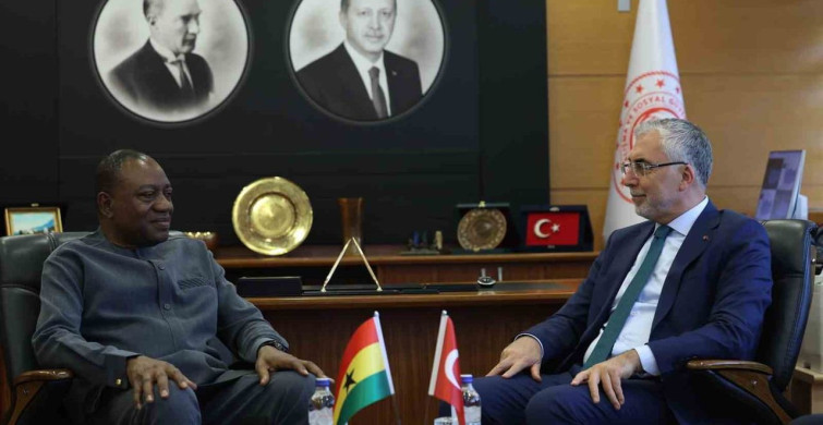 Bakan Işıkhan, Gana Çalışma Bakanı Pelpuo ile görüştü