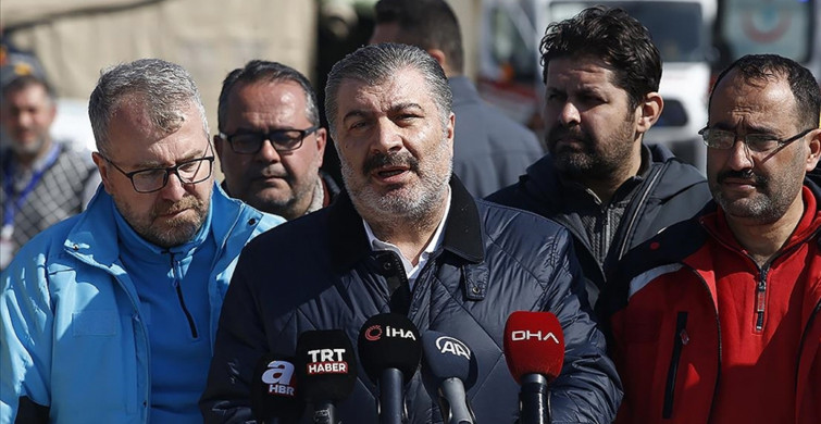 Bakan Koca deprem bölgesinden şebeke suyu uyarasında bulundu