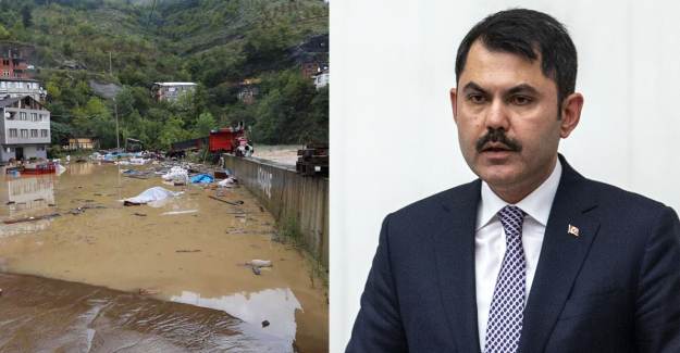 Bakan Kurum Artvin ve Rize'deki Sel Faciasının Bilançosunu Açıkladı