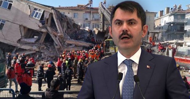 Bakan Kurum: Binaların Yüzde 25'e Yakını Ağır Ve Orta Hasarlı