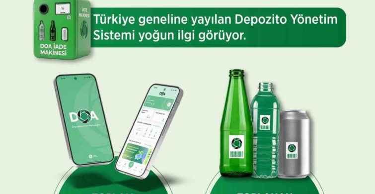 Bakan Kurum: DOA ile 5 günde 7 milyon 600 bin şişe toplandı
