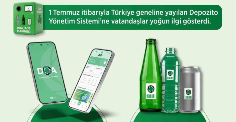 Bakan Kurum duyurdu: DOA ile ilk gün 1,5 milyon şişe toplandı