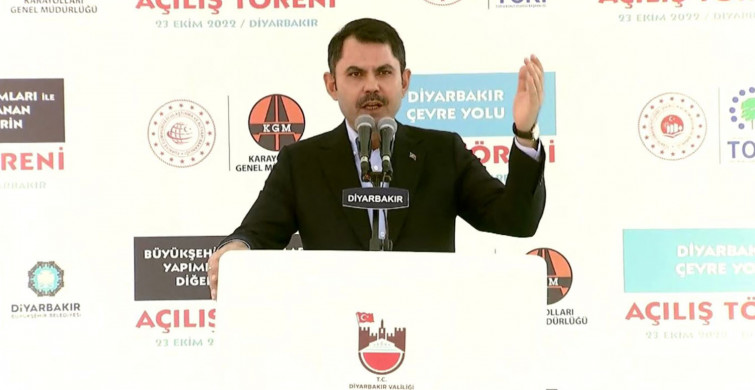 Bakan Kurum’dan Diyarbakır’da düzenlenen toplu açılış töreninde dikkat çeken sözler: 5 bin 570 konut, 30 bin alt yapısı hazır imarlı arsamız hizmete hazır