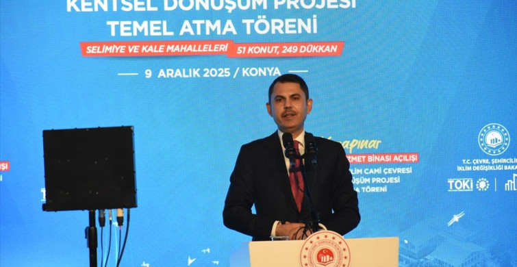Bakan Murat Kurum, Konya'da Yeni Projeleri Duyurdu