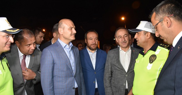 Bakan Soylu, 43 İlin Geçiş Noktasında Trafik Denetimlerinde Bulundu