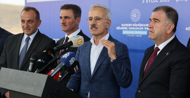 Bakan Uraloğlu Bayburt-Gümüşhane Havalimanı İnşaatını İnceledi