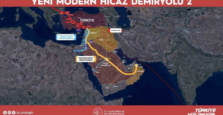 Bakan Uraloğlu: Hicaz Demiryolu ile tarihi ve kültürel bağlarımızı güçlendireceğiz