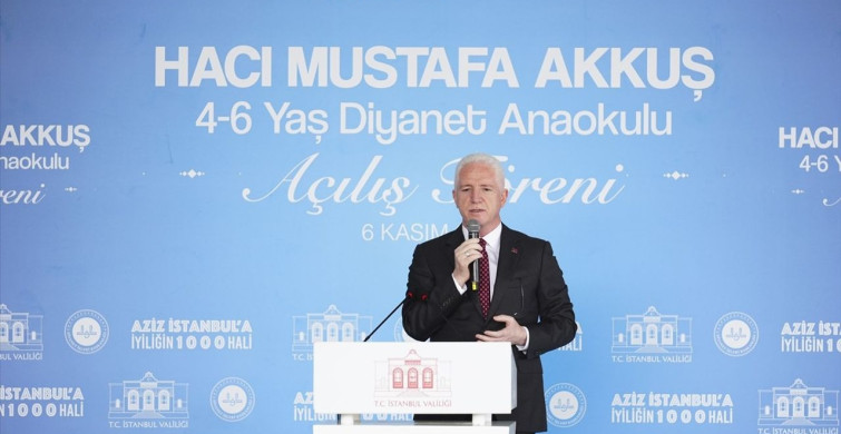 Bakırköy'de Hacı Mustafa Akkuş Diyanet Anaokulu Açıldı