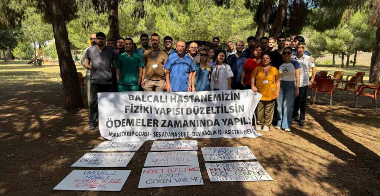 Balcalı Hastanesi sağlık çalışanları üç gün iş bıraktı