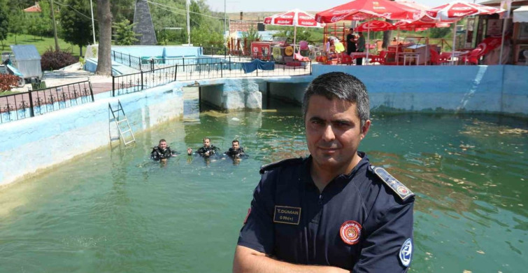 Balık adamlar Sakaryabaşı'nda eğitimlerini sürdürüyor
