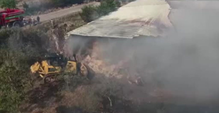 Balıkesir'de 3 ayrı noktada yangınlara müdahale edilen operasyon