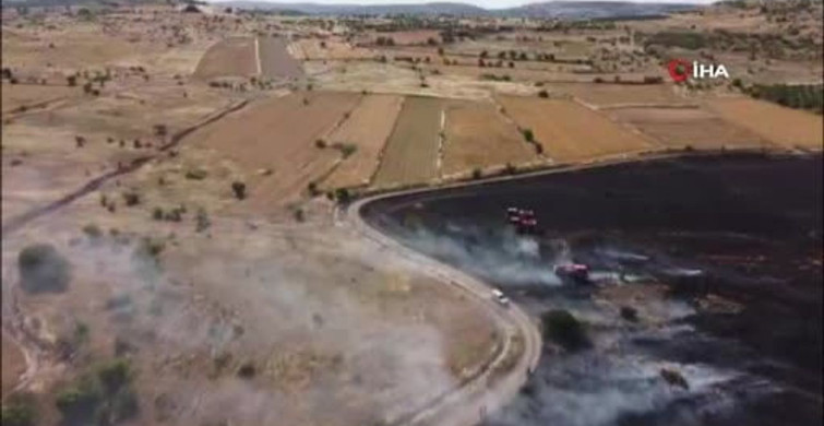 Balıkesir'de arazi yangını kontrol altına alındı