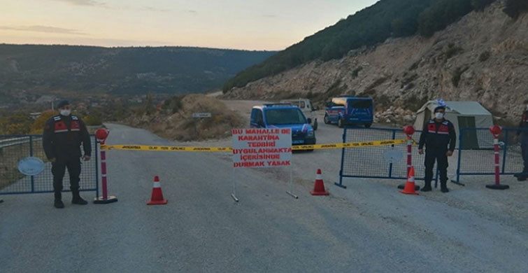 Balıkesir'de Bir Mahalleye Karantina!