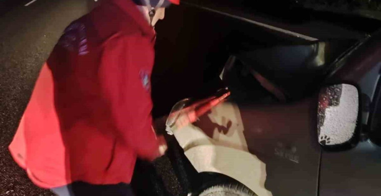 Balıkesir'de Otoyolda Trafik Kazası: İki Yaralı