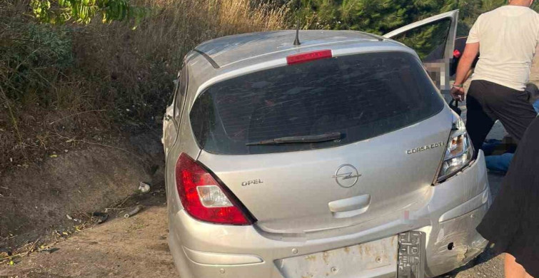 Balıkesir'de şarampole uçan otomobilde 1 kişi yaralandı