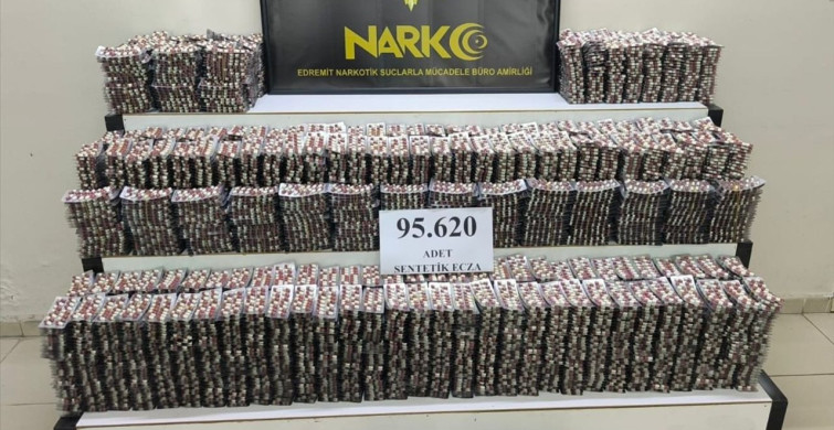 Balıkesir'de Yüz Binlerden Fazla Uyuşturucu Hap Ele Geçirildi