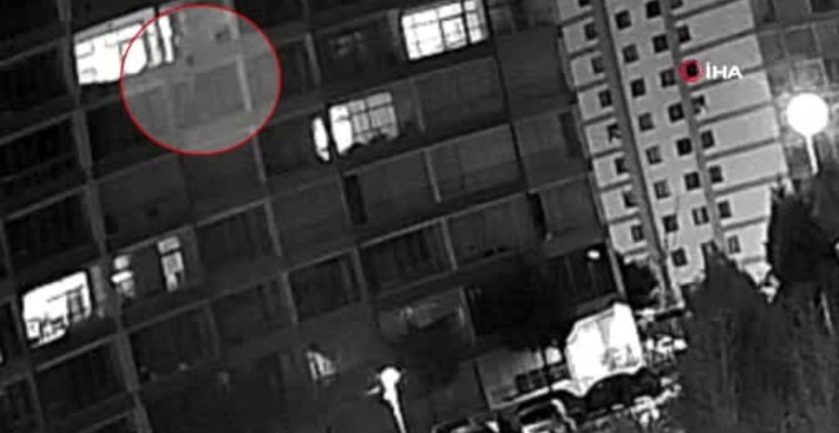 Balkondan Düşen Kadına Ait Görüntüler Ortaya Çıktı