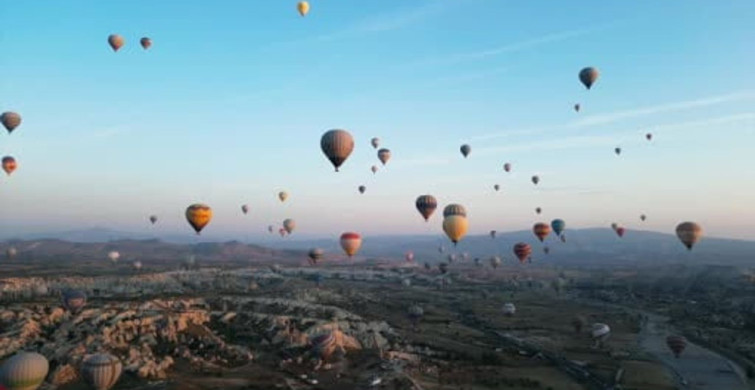 Balon turizminde yolcu sayısı başkentin nüfusunu aştı