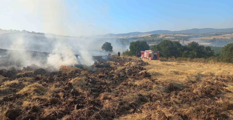 Bandırma’da buğday tarlasında çıkan yangın kontrol altına alındı