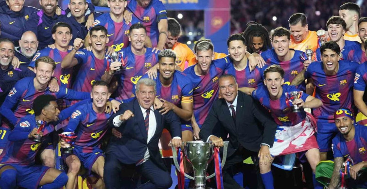 Barcelona La Liga'da Şampiyonluğu Elde Etti