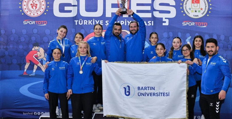 Bartın Üniversitesi Güreş Takımı ÜNİLİG'de 16 Madalya Kazandı