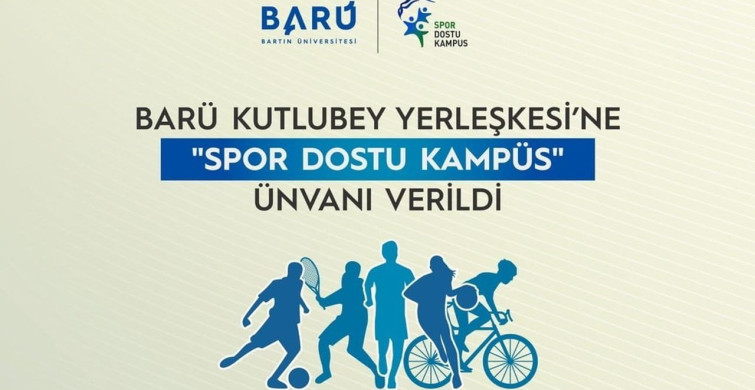Bartın Üniversitesi'ne 'Spor Dostu Kampüs' Unvanı Verildi