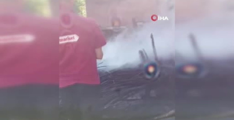 Bartın'da yangın kısa sürede kontrol altına alındı