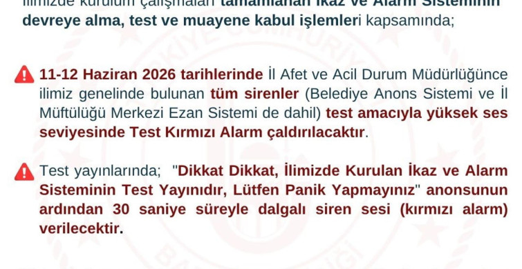 Bartın'da Yeni İkaz ve Alarm Sistemi Kuruldu