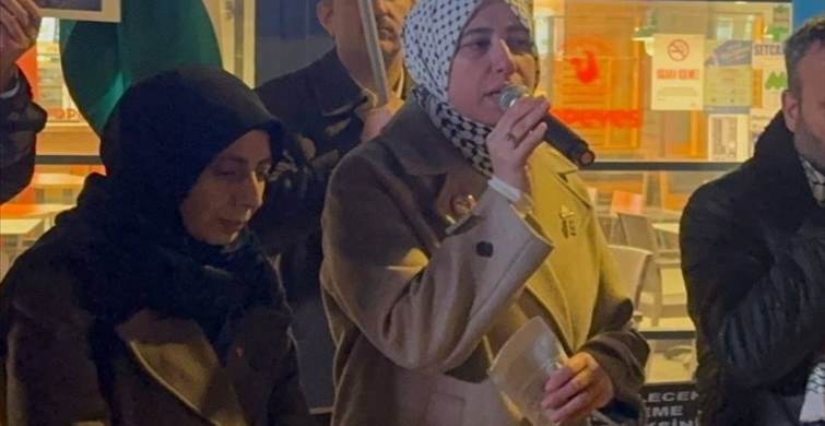 Başakşehir Direniş Grubu'ndan Gazze İçin Nöbet Eylemi