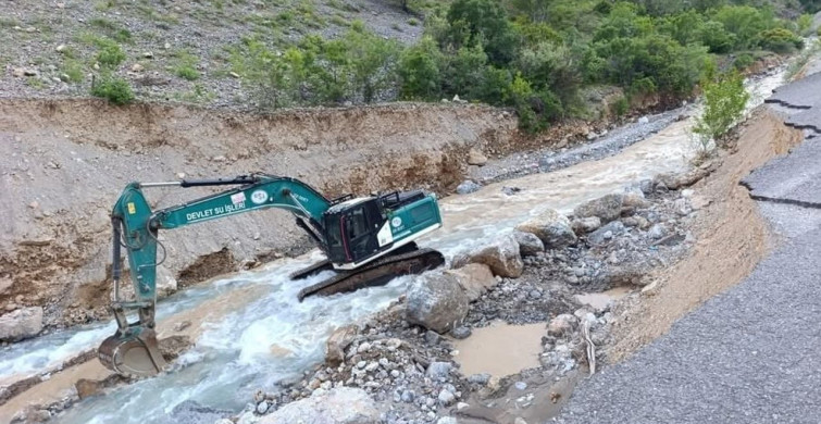 Başbağlar Grup Köy Yolu'nda Onarım Çalışmaları Devam Ediyor