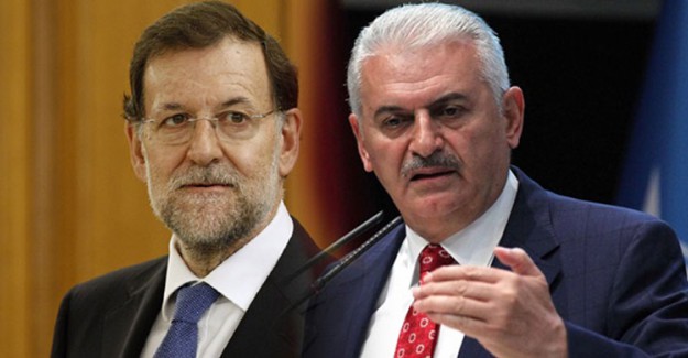 Başbakan Binali Yıldırım İspanya'da Resmi Törenle Karşılandı