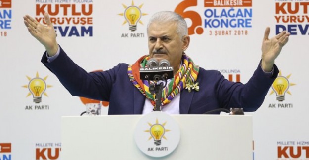 Başbakan Yıldırım Balıkesir İl Kongresi'nde Konuştu! Al PKK'yı Vur YPG'ye