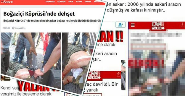 'Başı Kesilen Asker' SÖZCÜ'nün 'Fotoşop'u Çıktı!