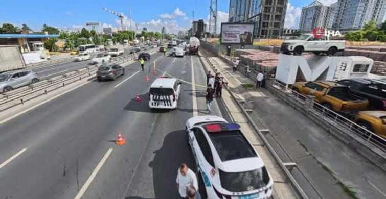 Basın Ekspres Başakşehir istikametinde zincirleme kaza: 1 ölü