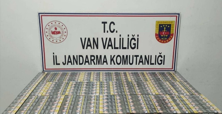 Başkale'de Kaçak Sigara Operasyonu