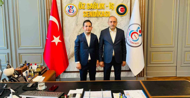 Başkan Aküzüm, HAK-İŞ Genel Başkan Yardımcısı Sert ile bir araya geldi