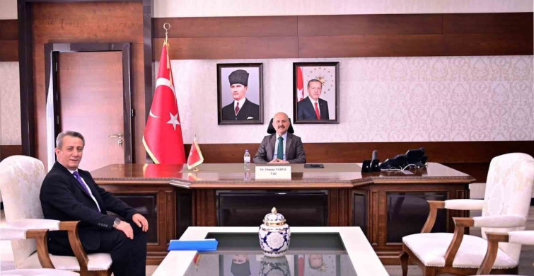 Başkan Anıl Yetişkin, Vali Osman Varol ile Görüştü