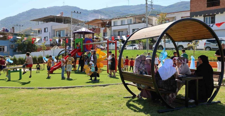 Başkan Arıkan’ın söz verdiği Akçakonak’taki park projesi tamamlandı