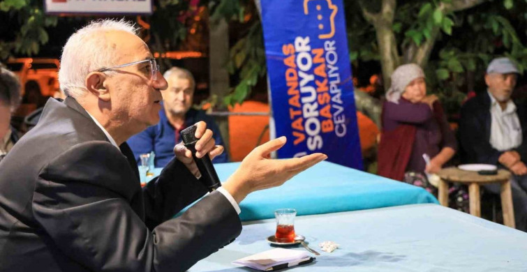 Başkan Arslan, vatandaş soruyor, başkan cevaplıyor buluşmalarını sürdürüyor