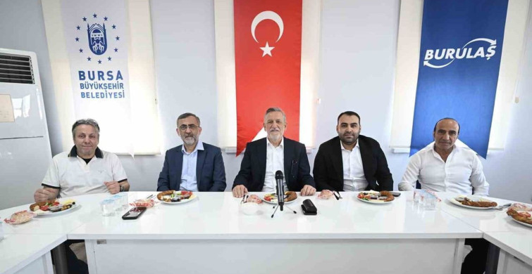 Başkan Burkay’dan terminalde iş insanlarıyla buluşma