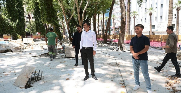 Başkan Çavuşoğlu’ndan Candoğan Parkı’na yerinde inceleme