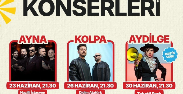 Başkan Çerçioğlu: yaza merhaba konserlerimize tüm vatandaşlarımızı davet ediyorum