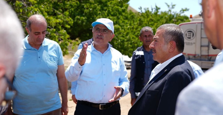 Başkan Er ve Bozkurt, Darende'de yol çalışmalarını inceledi