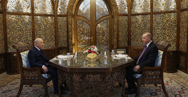 Başkan Recep Tayyip Erdoğan ile Devlet Bahçeli İftarda Buluştu