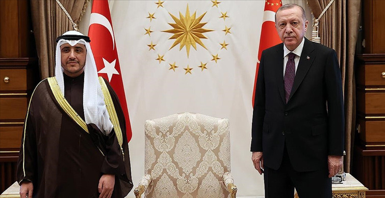 Başkan Erdoğan, Kuveyt Dışişleri Bakanı İle Görüştü